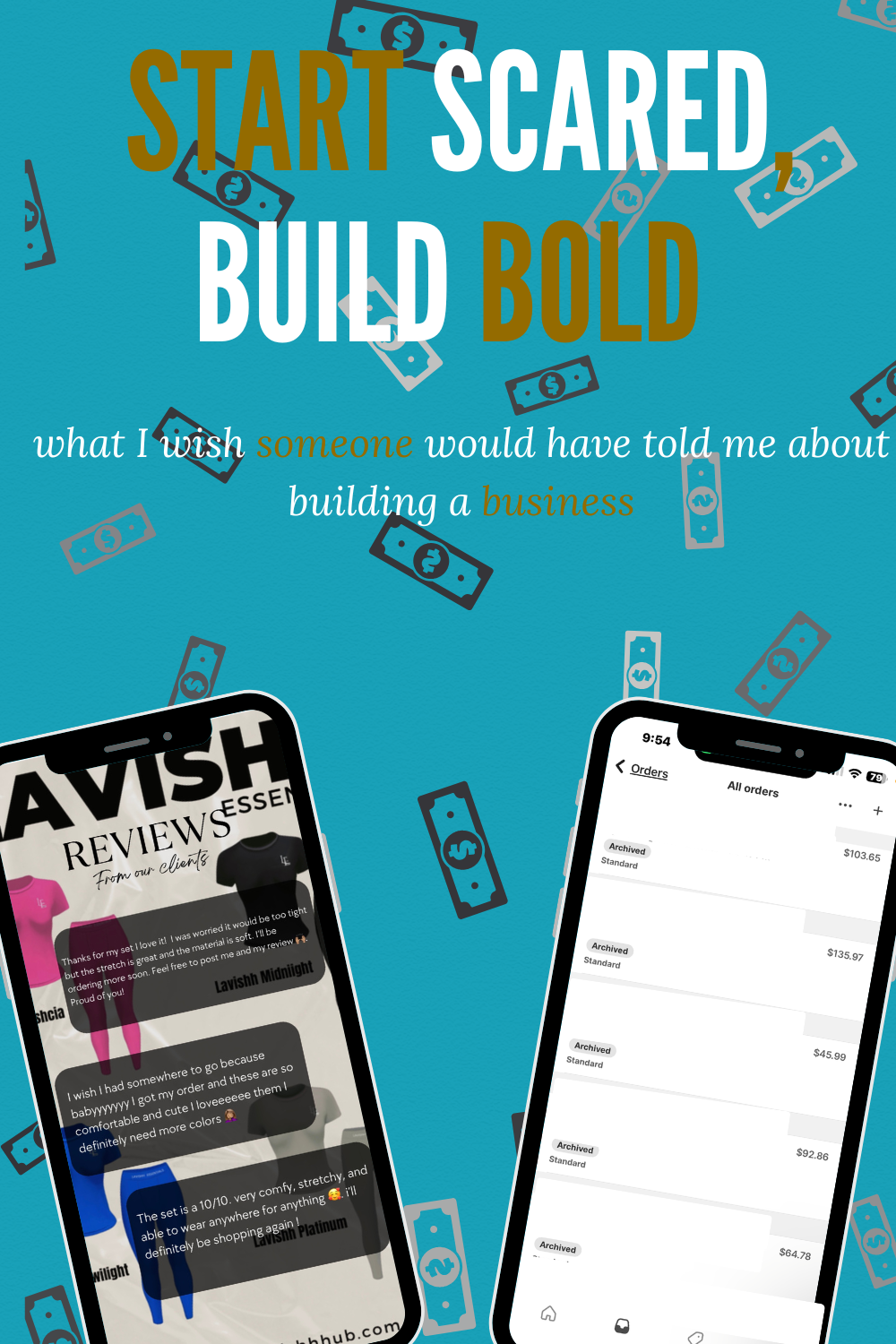 Start Scared Build Bold + Vendors